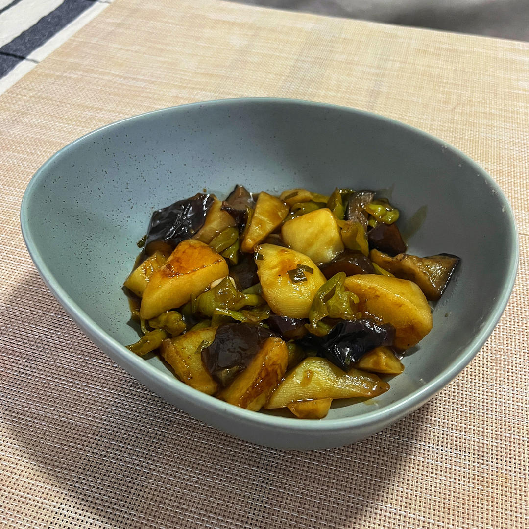 极简少油地三鲜