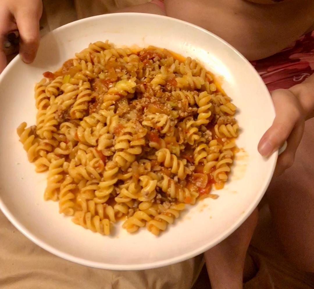 番茄肉酱意大利面