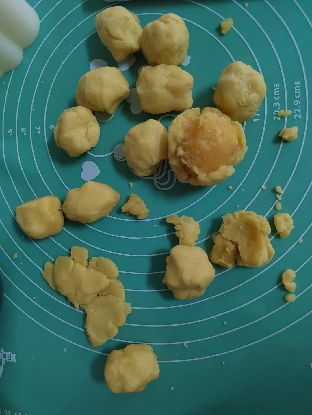 金沙流心奶黄月饼（简化版配方）