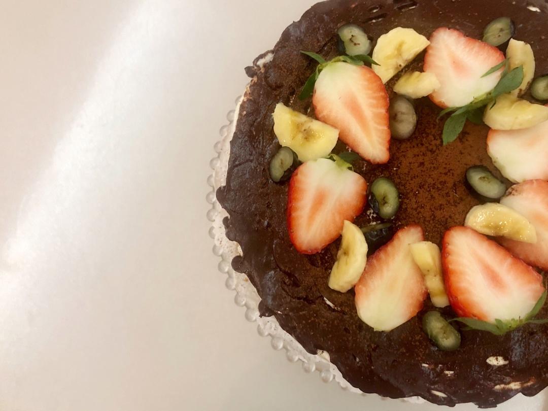 巧克力甘纳许淋面