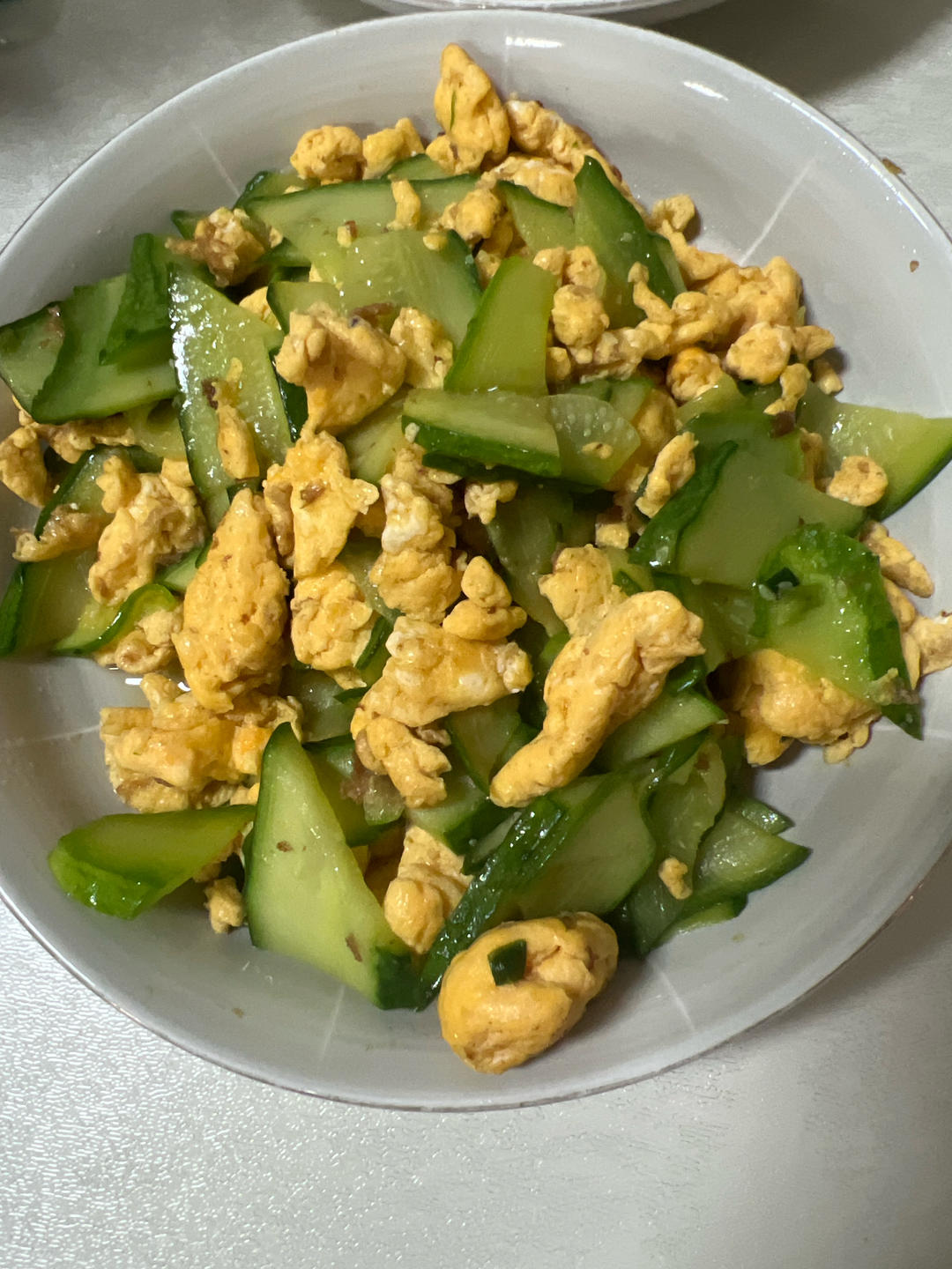 黄瓜炒鸡蛋 （青瓜炒鸡蛋）