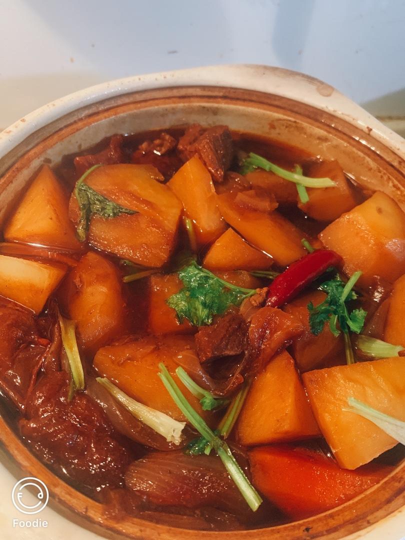 番茄土豆炖牛腩