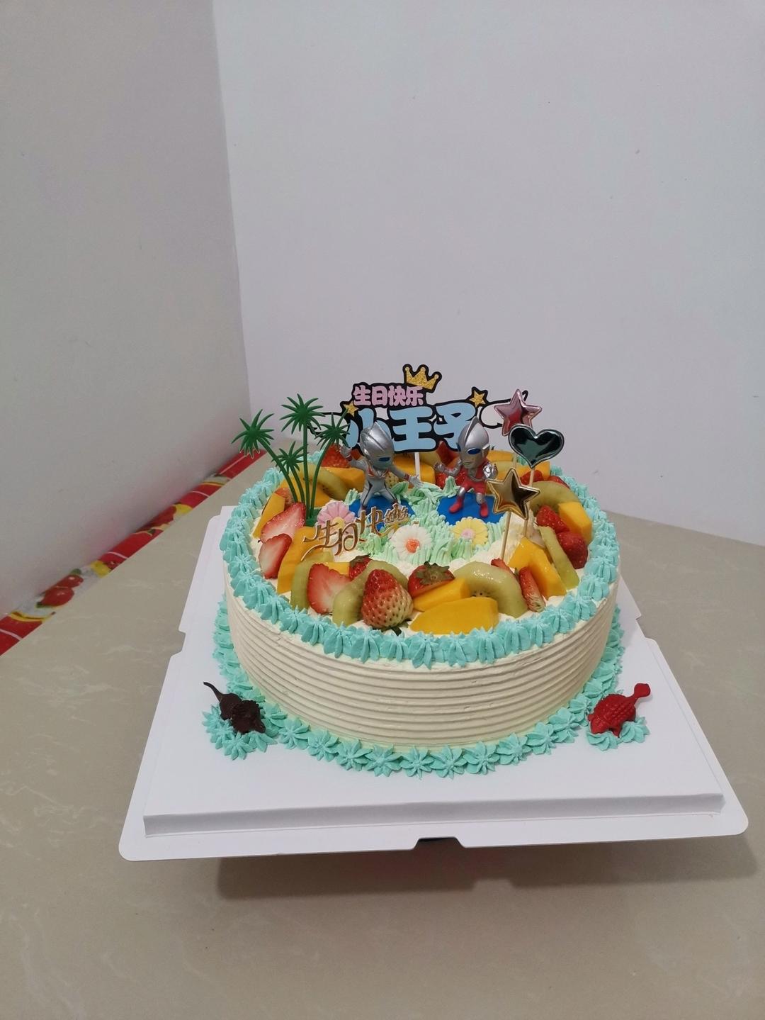 奥特曼生日蛋糕