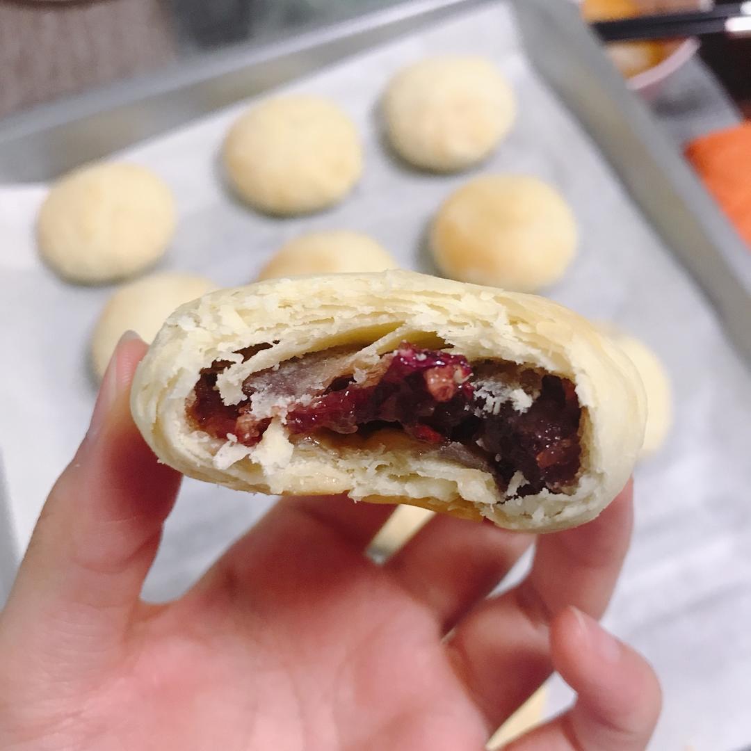 玫瑰鲜花饼