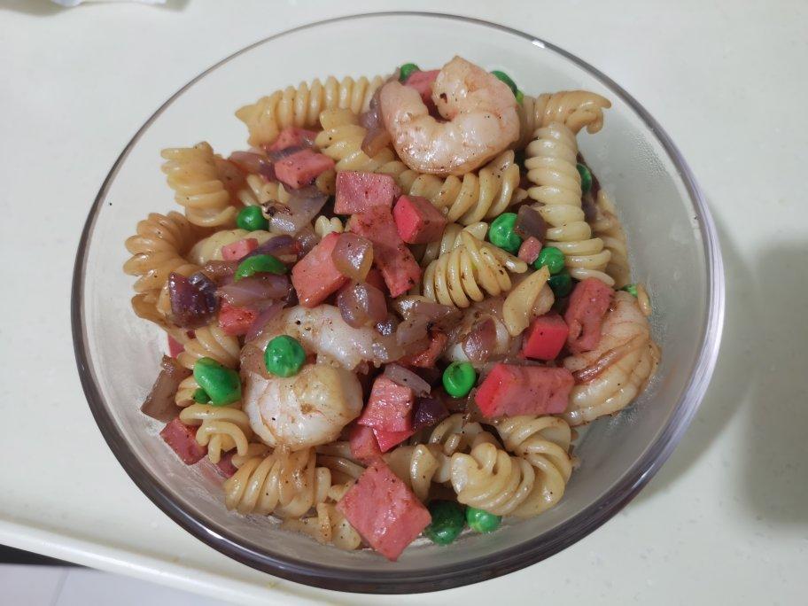 减脂|美味又低脂的虾油虾仁意大利面