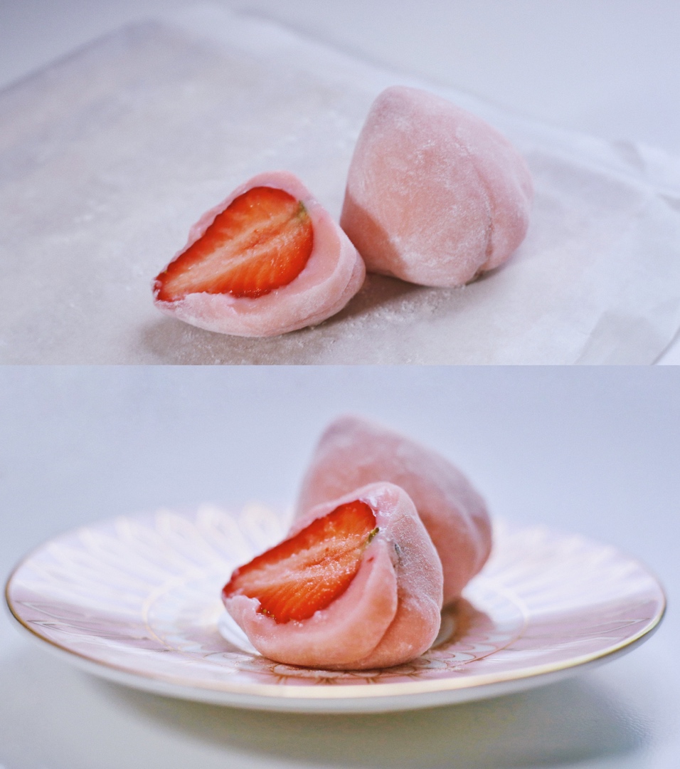 ㊙️无需烤箱‼️一次成功的草莓糯米糍❗️超可爱#北鼎养生壶食谱#