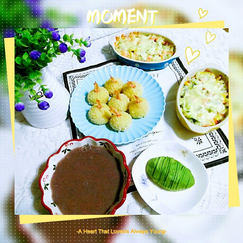 土豆芝士虾球（烤箱版）