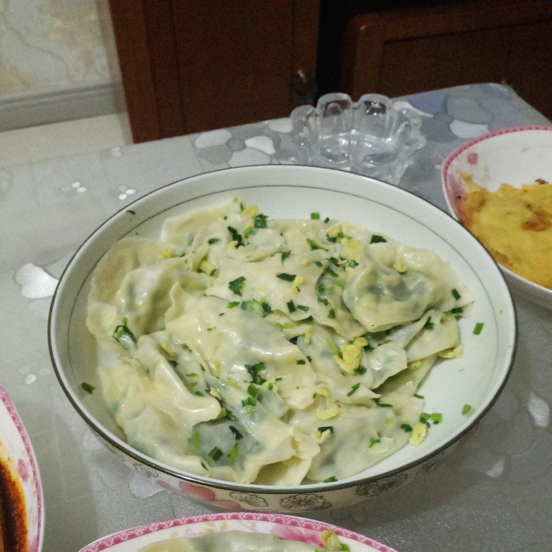 不出水的韭菜鸡蛋饺子馅
