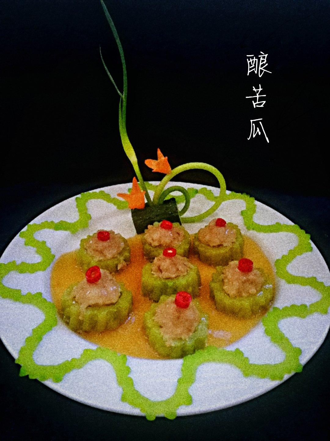 香煎酿苦瓜