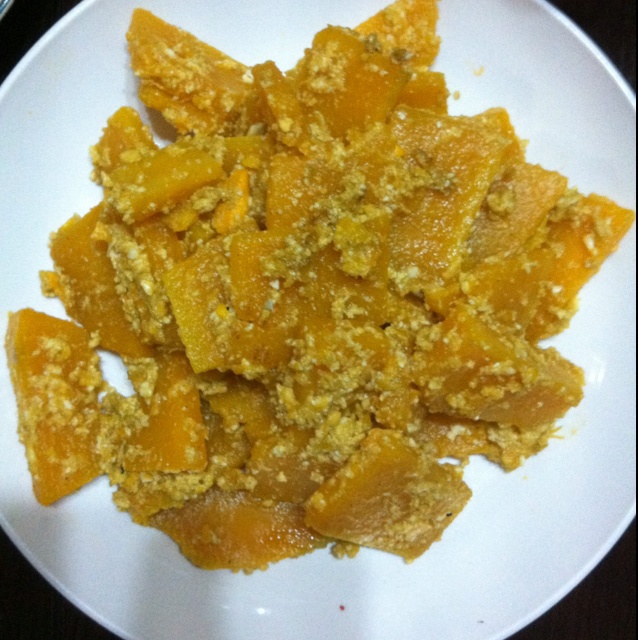 金沙美味【咸蛋黄炒南瓜】