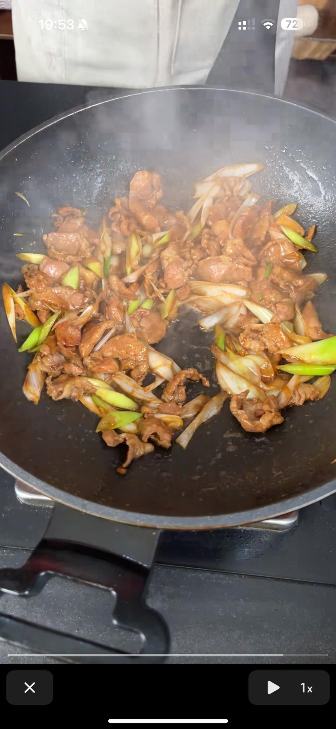 葱爆猪肉（梅花肉）的做法