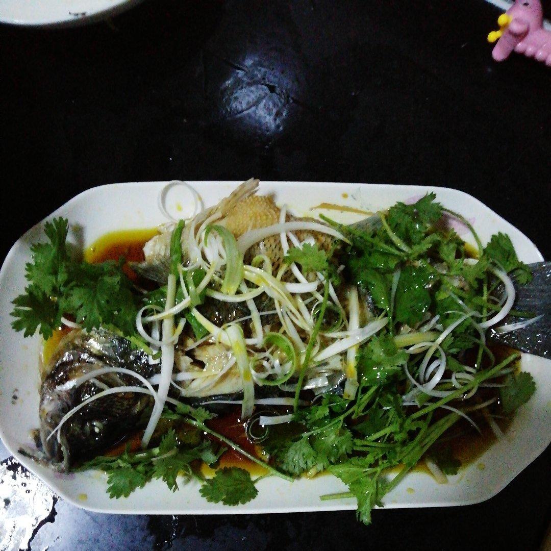 美味清蒸鱼（鳜鱼或鲈鱼）