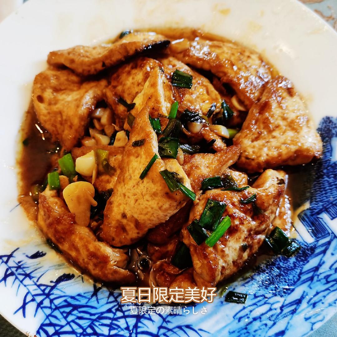 焖煎豆腐