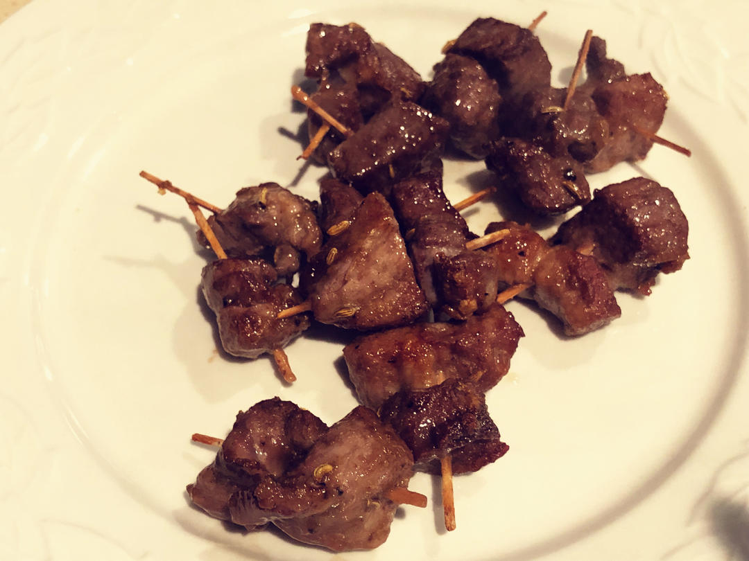 牙签羊肉（烤箱版）