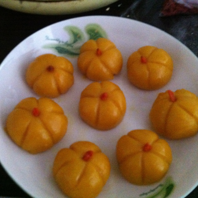 糯糯的南瓜饼