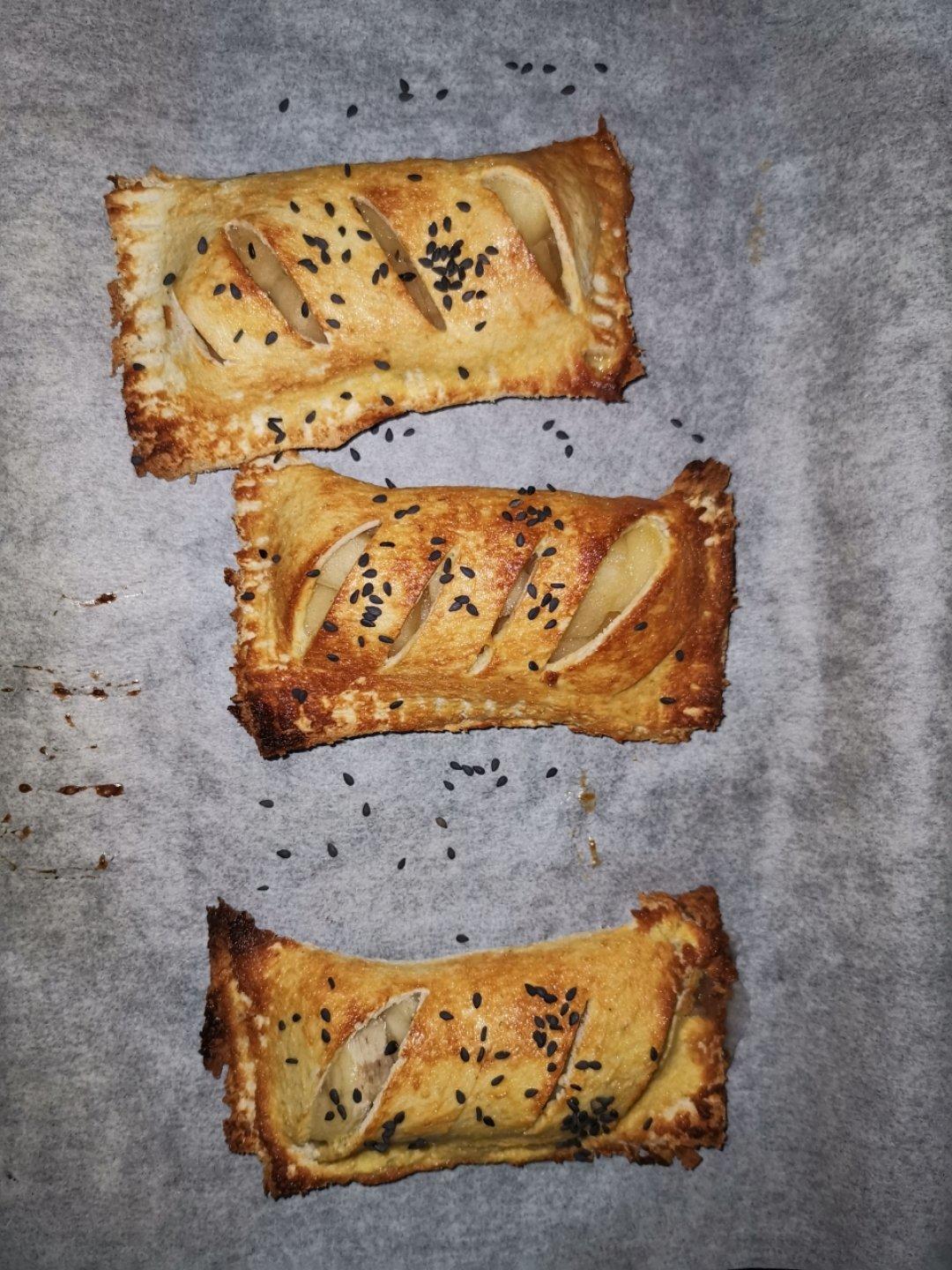 超简单快手的苹果吐司派