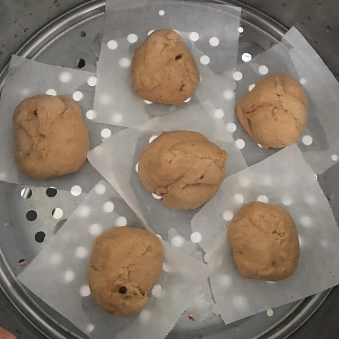 妥妥的红糖开花馒头