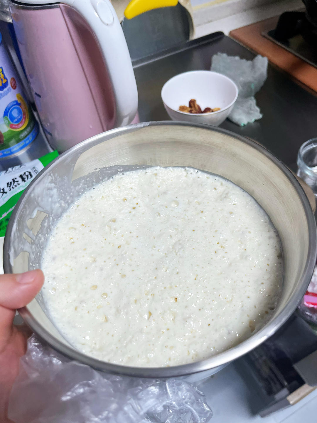 纯奶手撕吐司的做法 步骤1