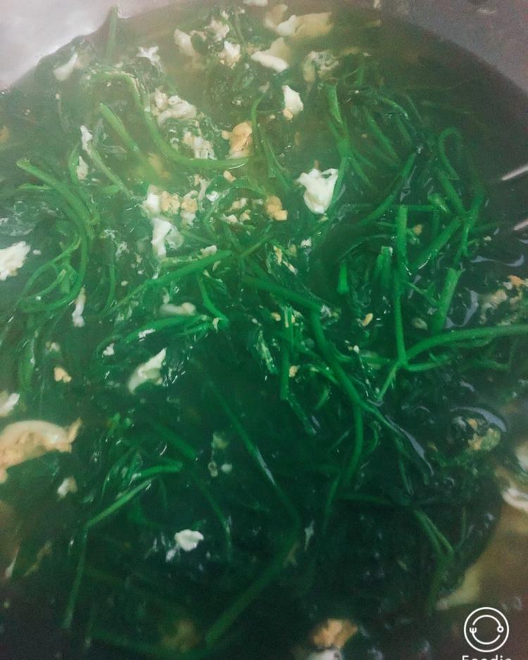 苦凉菜蛋花汤（云南特有野菜）