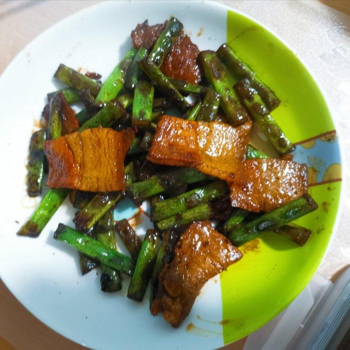 线豆儿炒肉