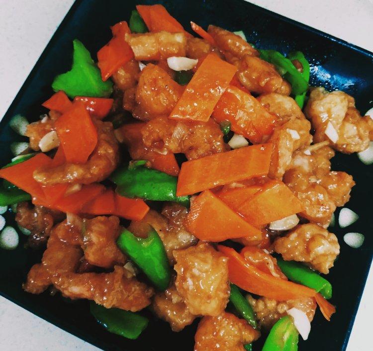 刘晓源做的老式溜虾段