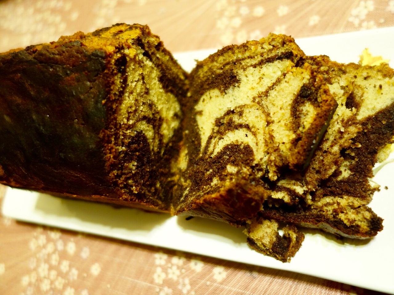 巧克力大理石纹香蕉蛋糕