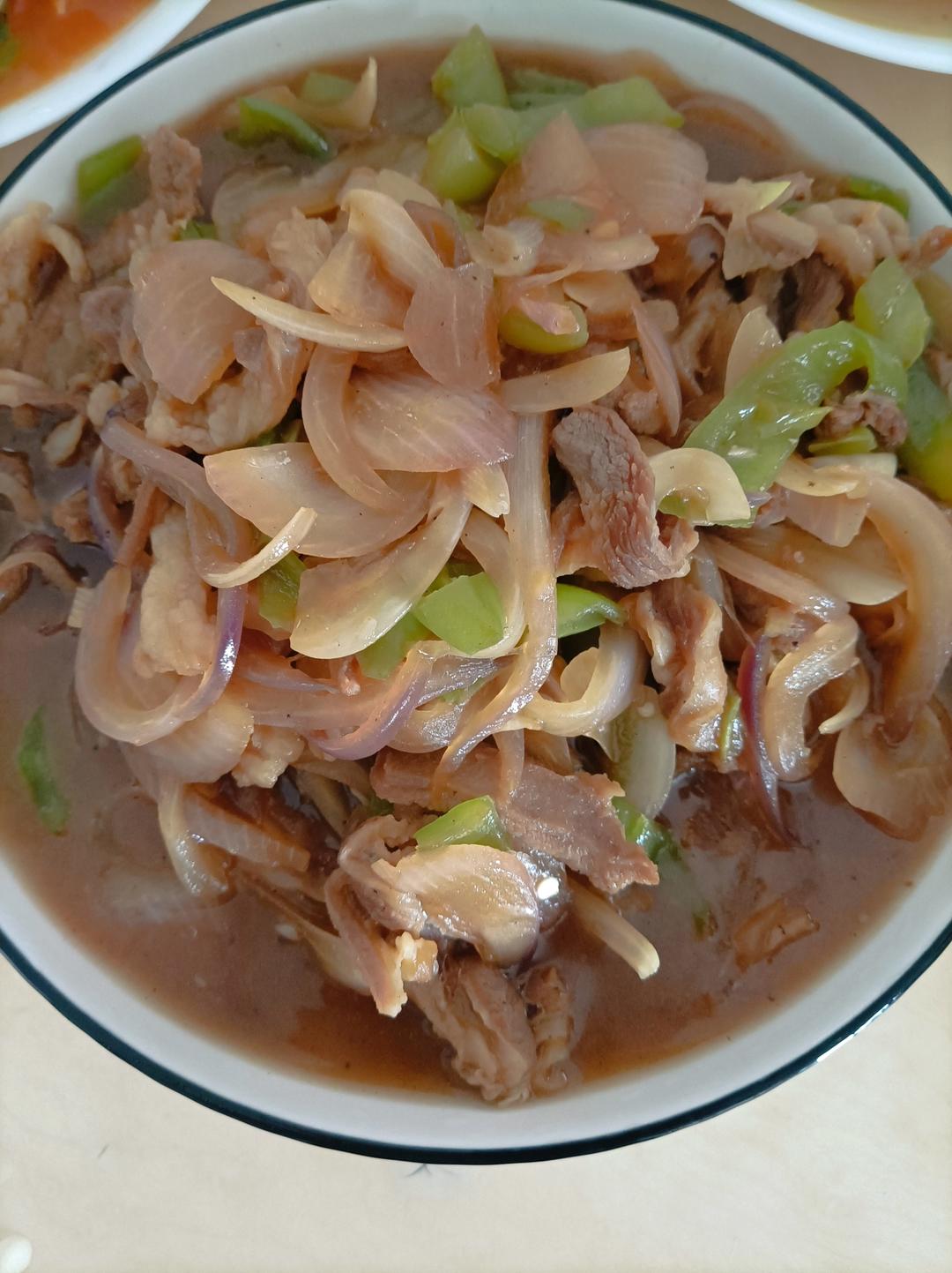 葱爆羊(牛)肉
