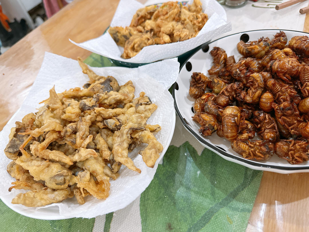 炸蘑菇