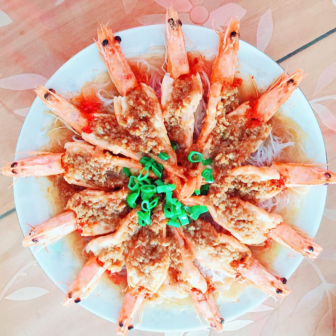 蒜蓉粉丝蒸虾