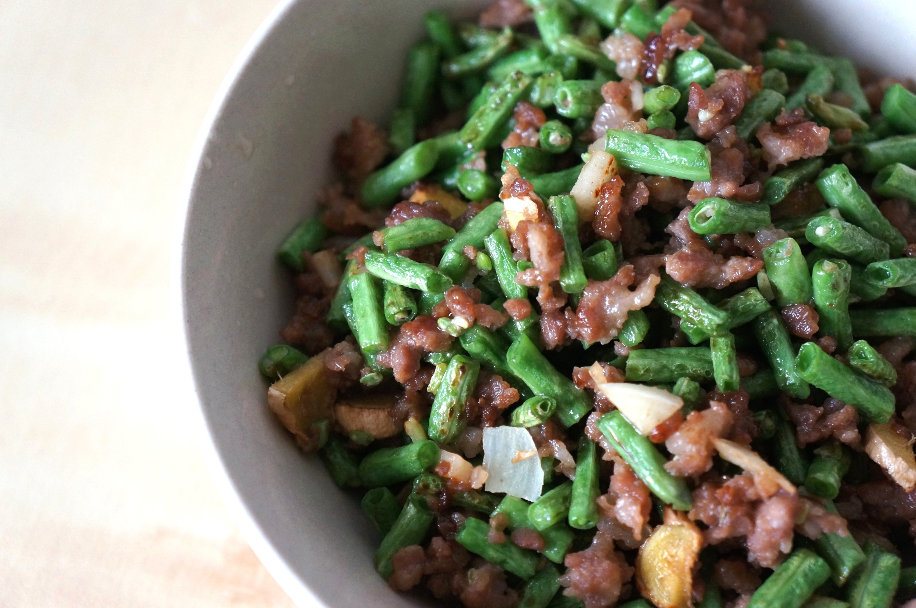 下饭菜－豇豆炒肉糜