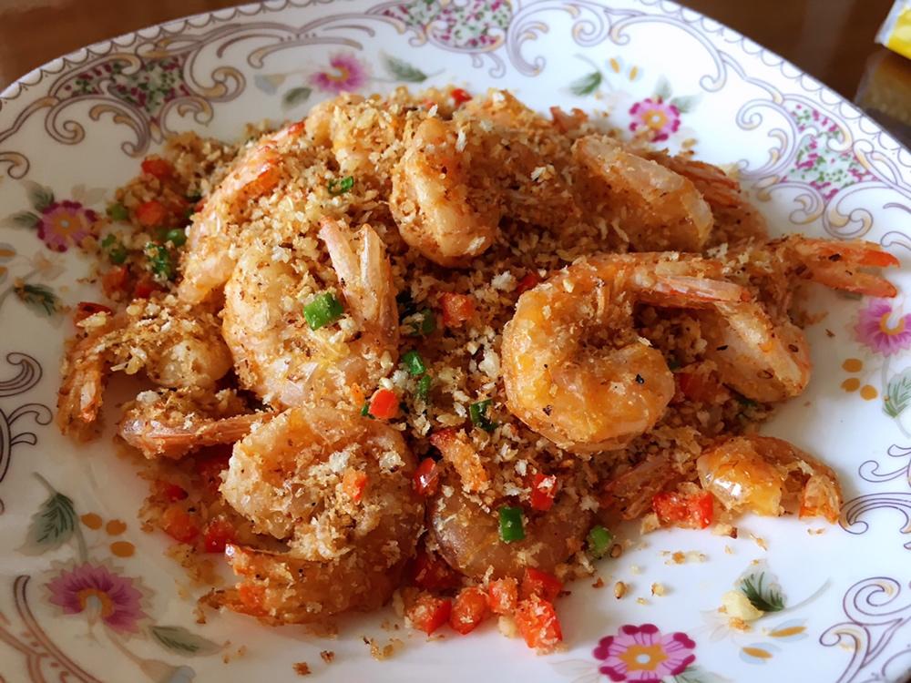 蒜蓉椒盐虾