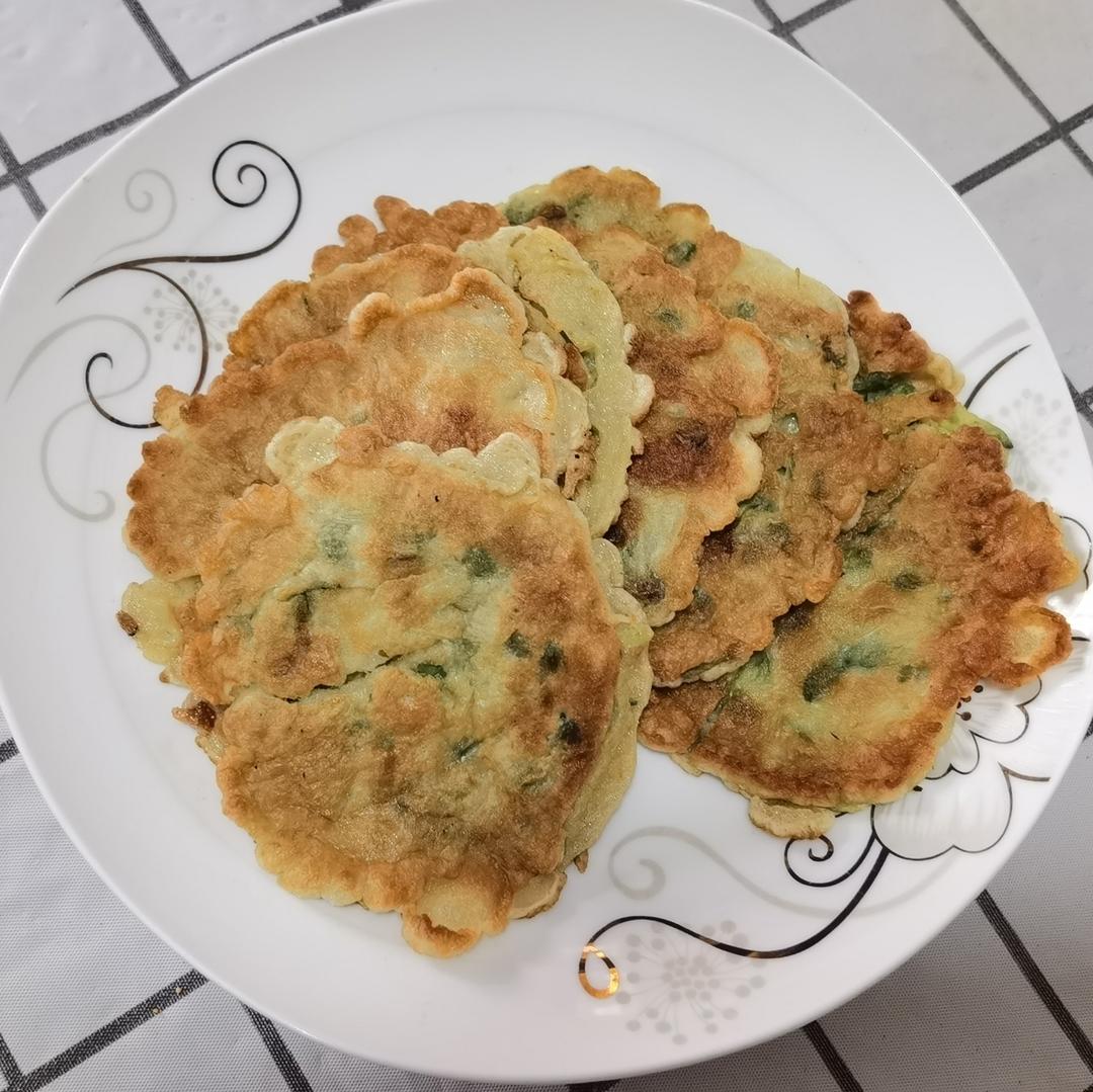 （花开的季节）槐花烤饼