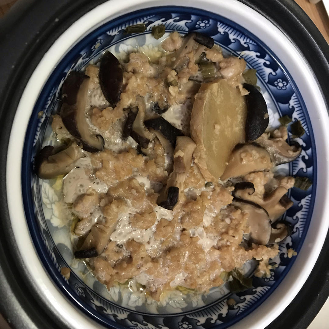 香菇蒸肉饼