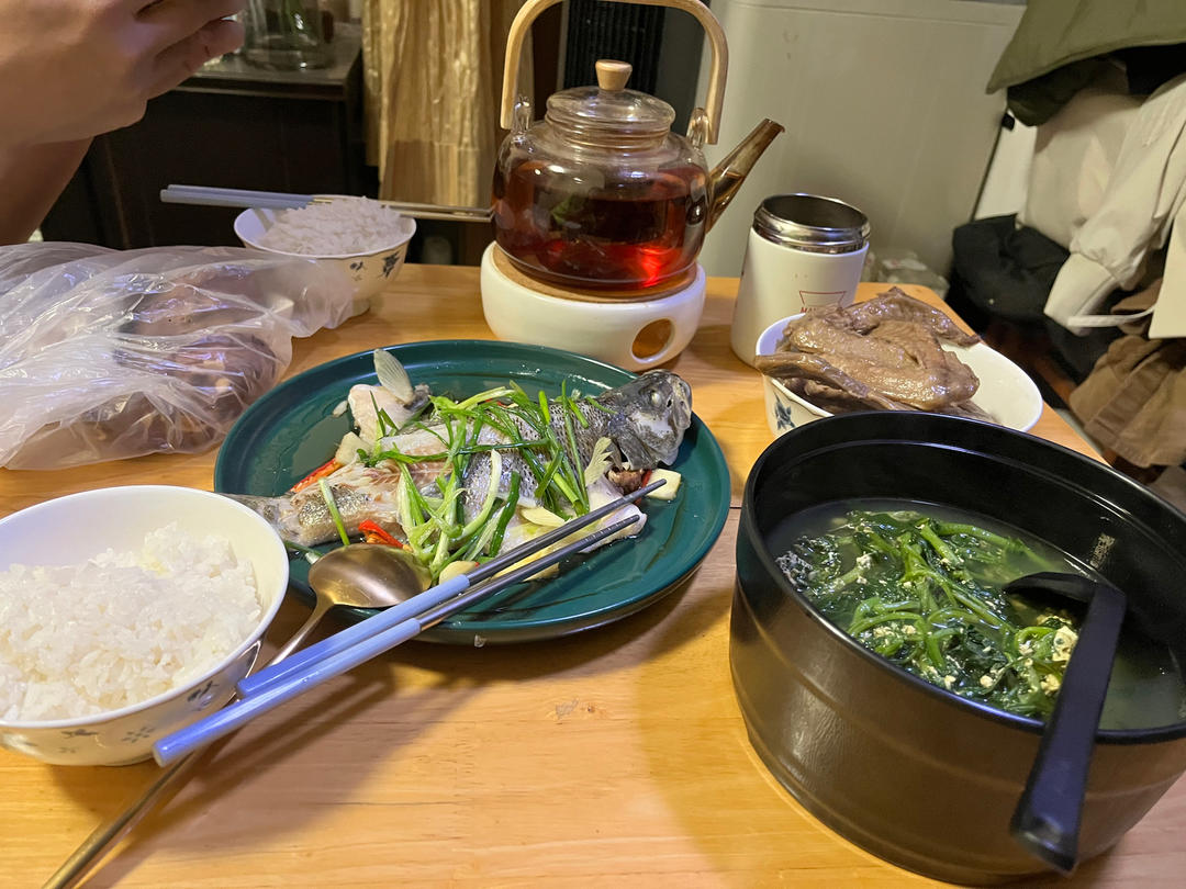 清蒸鱼（桂鱼、鲈鱼、多宝、鳊鱼均适用）
