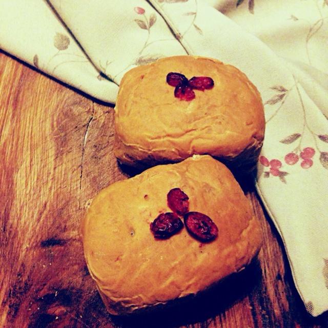 蔓樾莓黑糖全麦包的做法