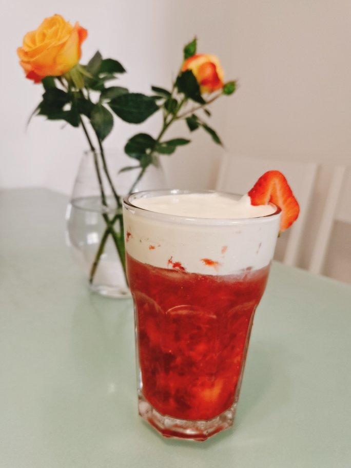 自制喜茶款【芝士莓莓】