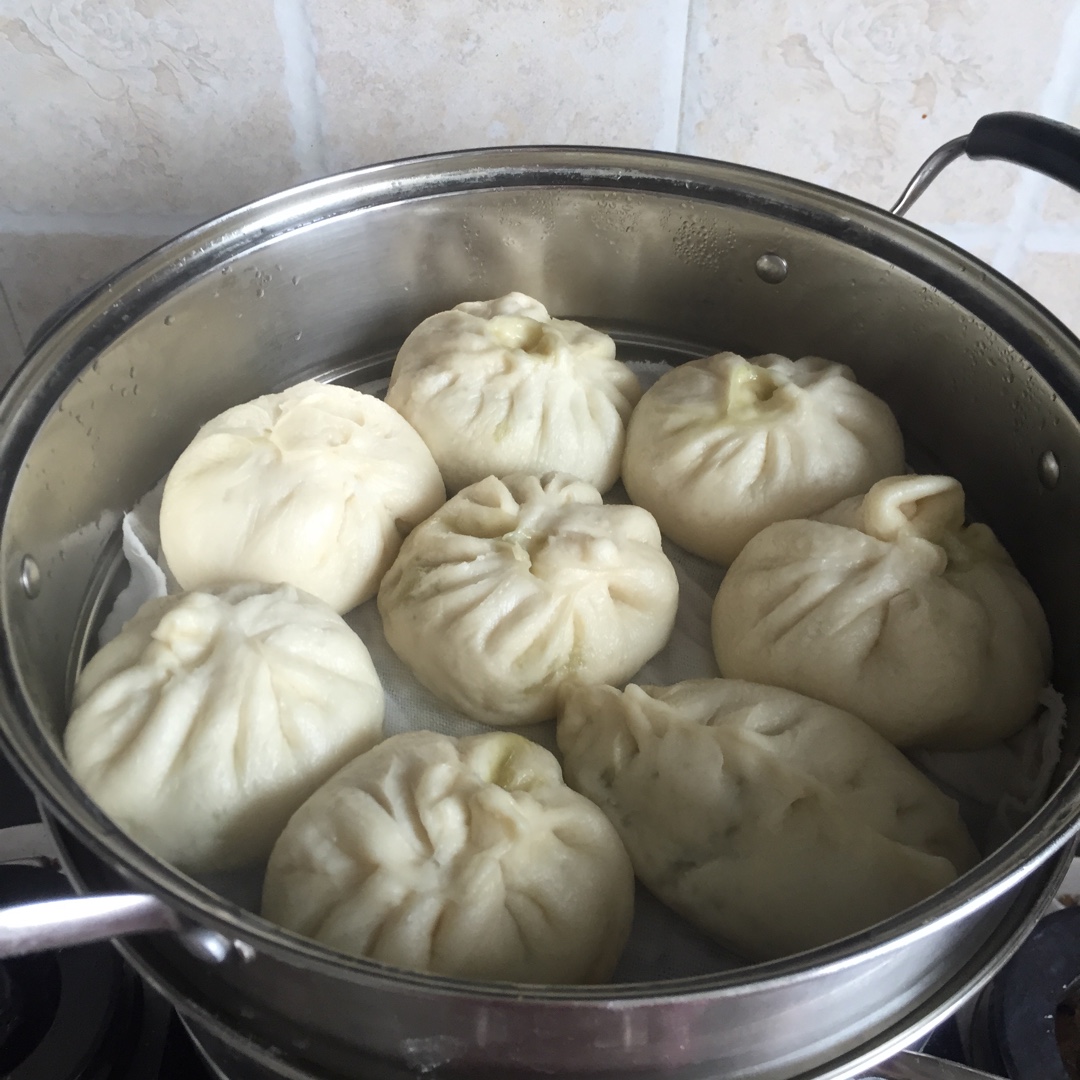 面包机发面做包子