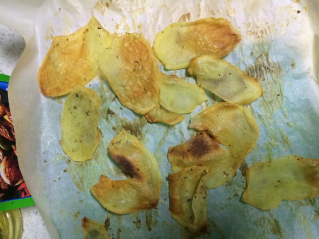 夏日消闲烤薯片