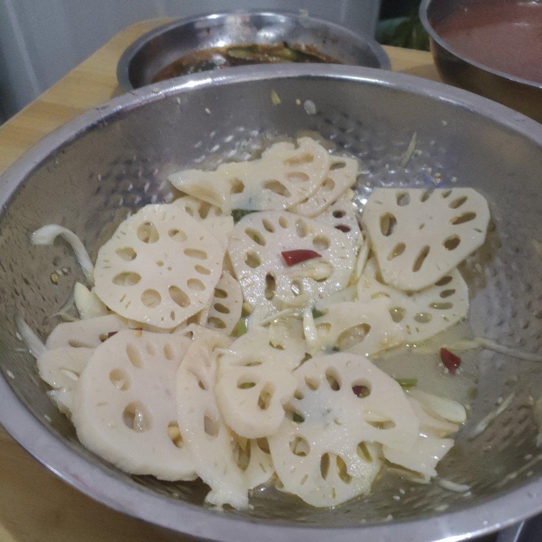 家常凉菜--炝拌藕片