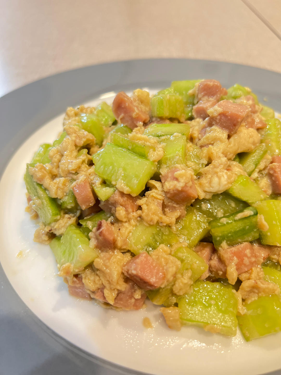 隔壁小孩馋哭的黄瓜炒蛋