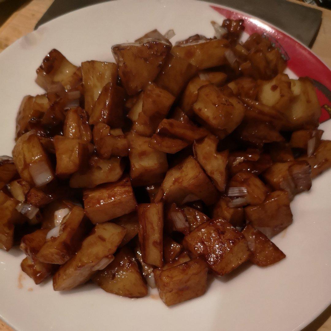 酸甜的开胃菜-  糖醋藕丁