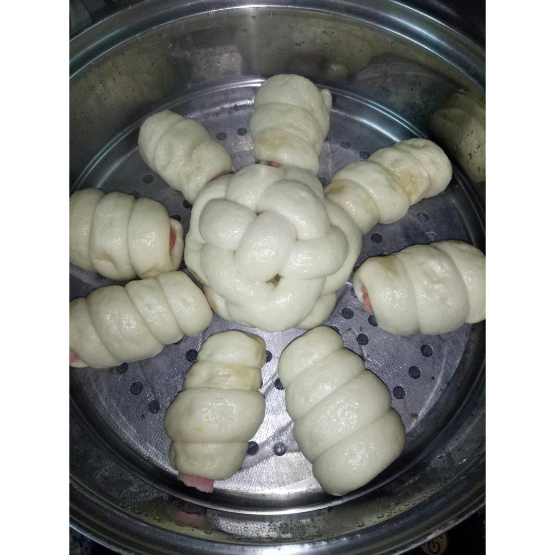 快手火腿卷～一次发酵
