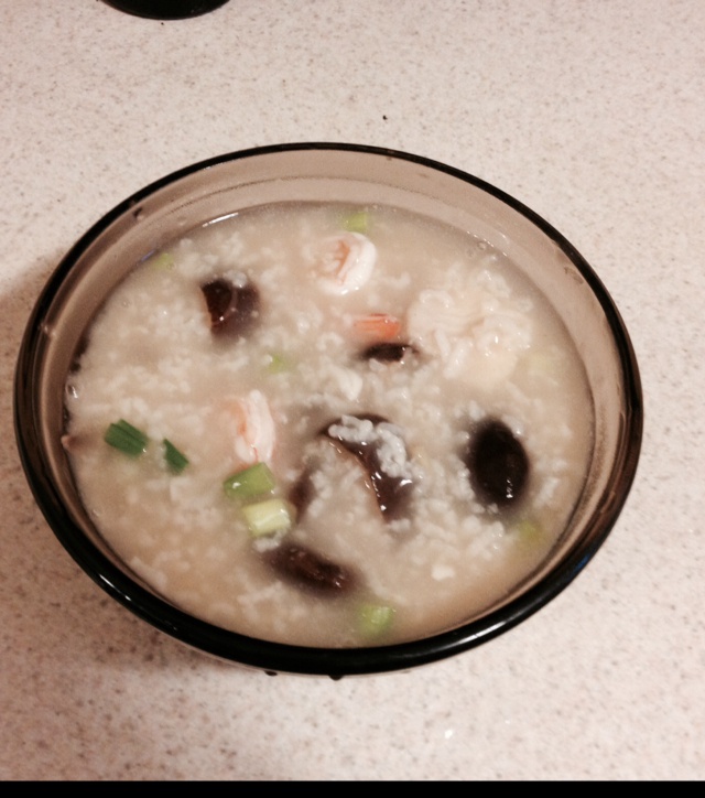 香菇鱼片粥