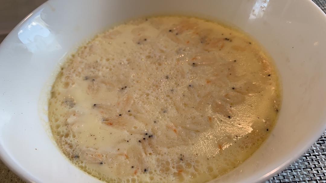 一碗很鲜的虾米蒸蛋