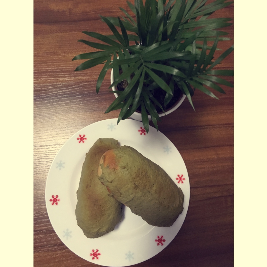 抹茶巧克力面包