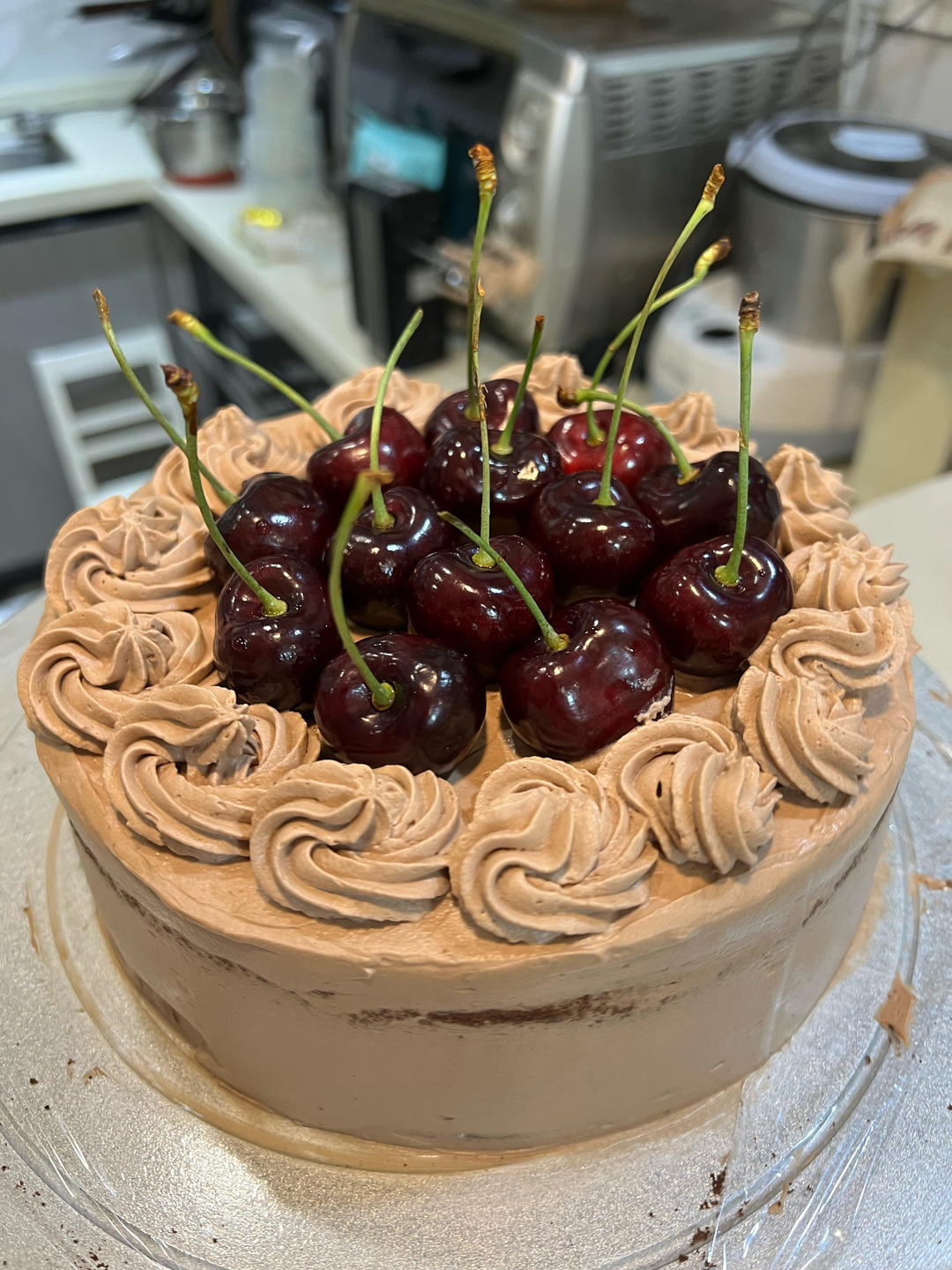 樱桃巧克力蛋糕