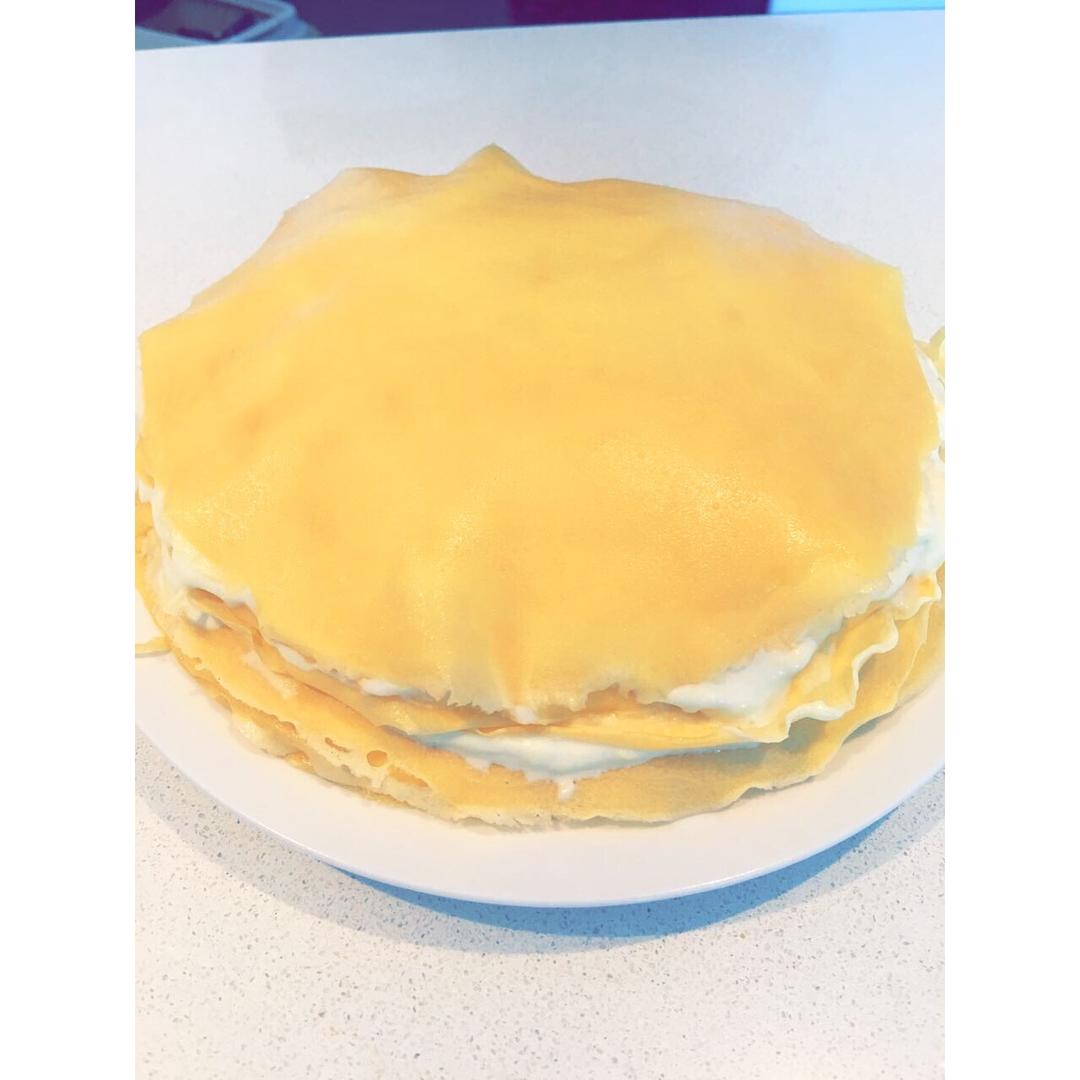 榴莲千层蛋糕（简单易成功）