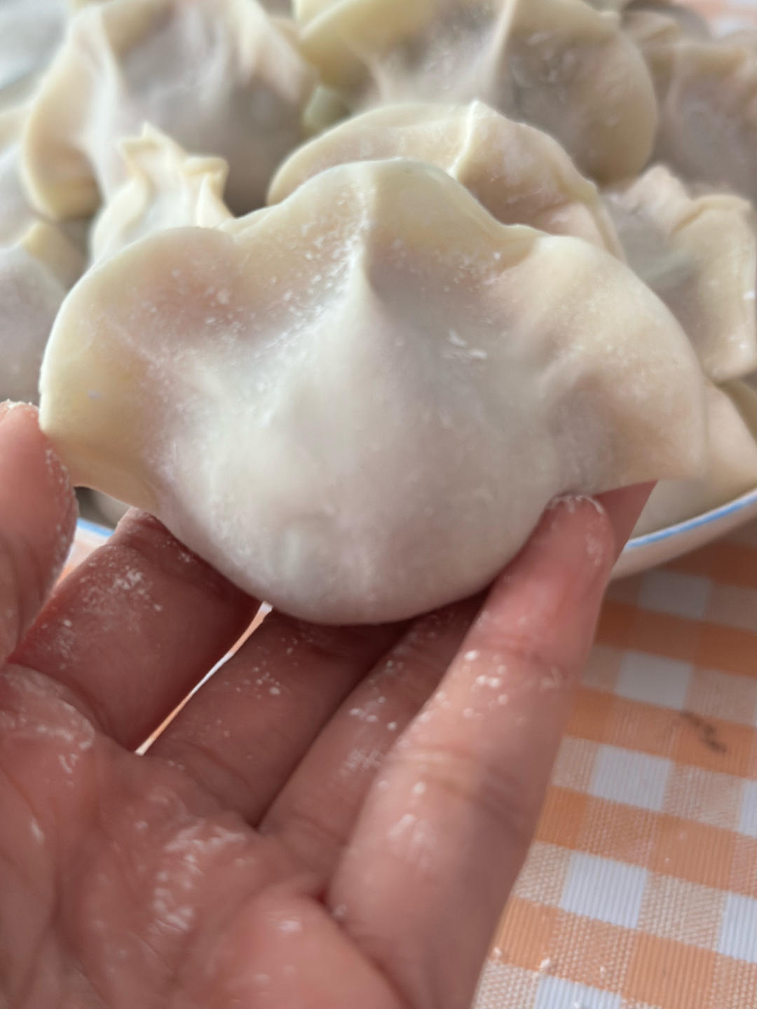 芹菜木耳鲜肉水饺