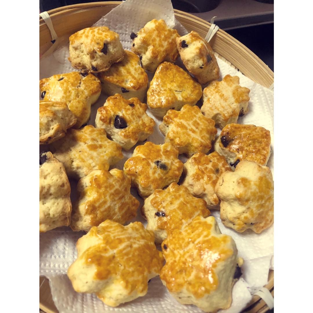 巧克力司康饼and原味司康饼