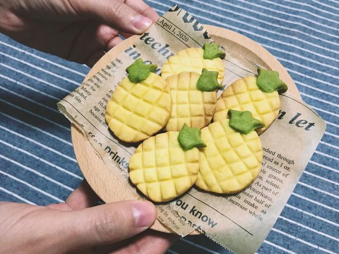 菠萝造型饼干的做法